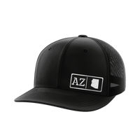 Thumbnail for Arizona Homegrown Hats Hat Greater Half Black/Black Black Leatherette Arizona