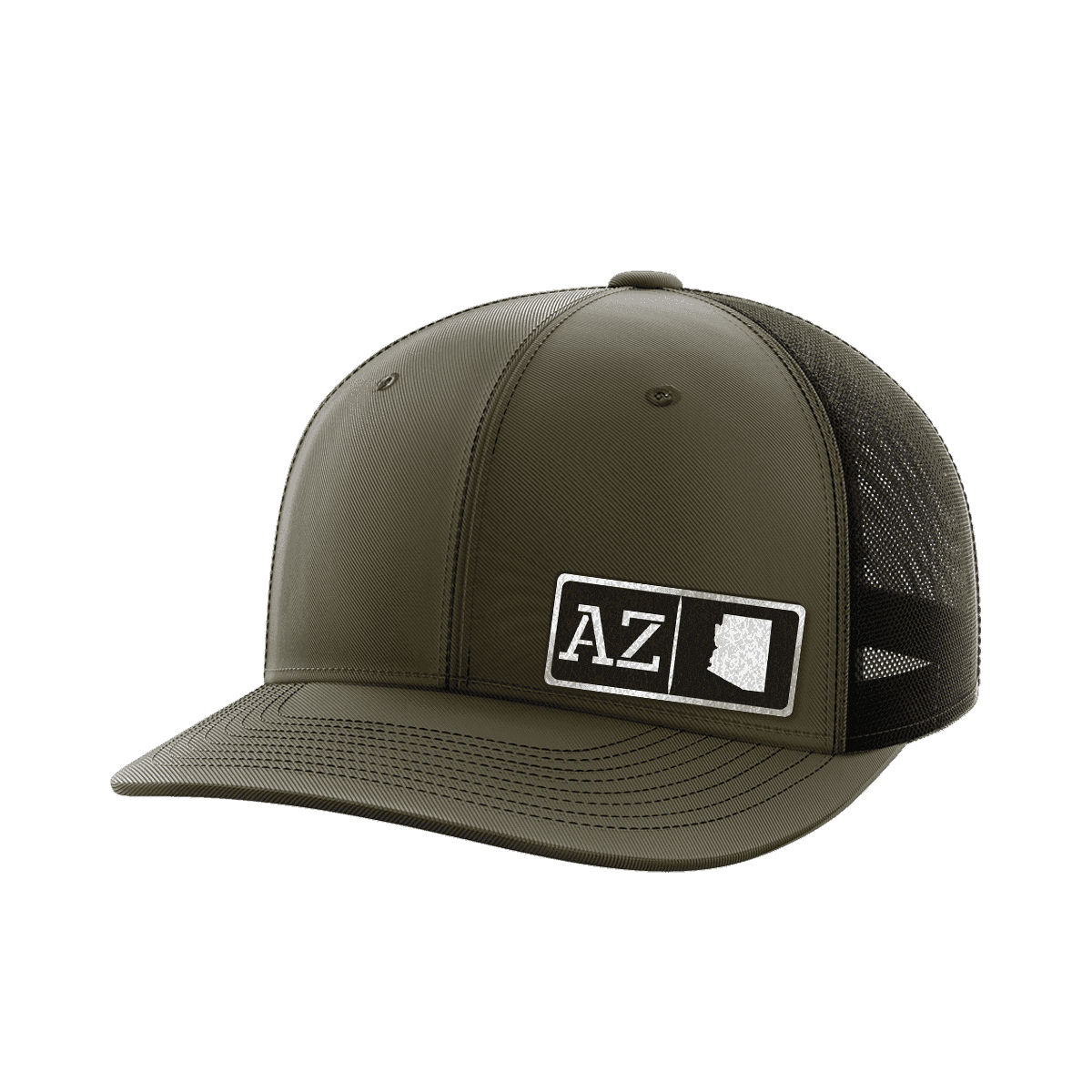 Arizona Homegrown Hats Hat Greater Half OD Green/Black Black Leatherette Arizona