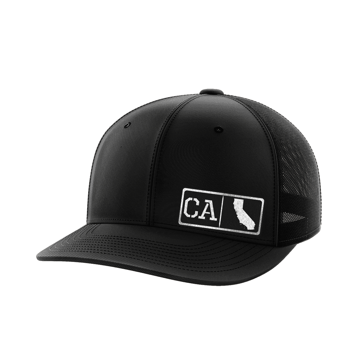 California Homegrown Hats Hat Greater Half Heather Grey/Black Black Leatherette California