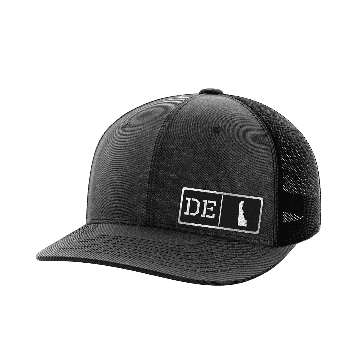 Delaware Homegrown Hats Hat Greater Half Heather Black/Black Black Leatherette Delaware