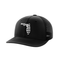 Thumbnail for Florida United Hats Hat Greater Half Black/Black Black Leatherette Florida