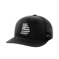 Thumbnail for Georgia United Hats Hat Greater Half Black/Black Black Leatherette Georgia