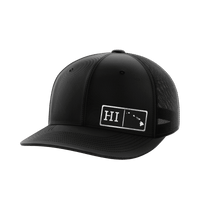 Thumbnail for Hawaii Homegrown Hats Hat Greater Half Black/Black Black Leatherette Hawaii