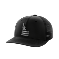 Thumbnail for Idaho United Hats Hat Greater Half Black/Black Black Leatherette Idaho