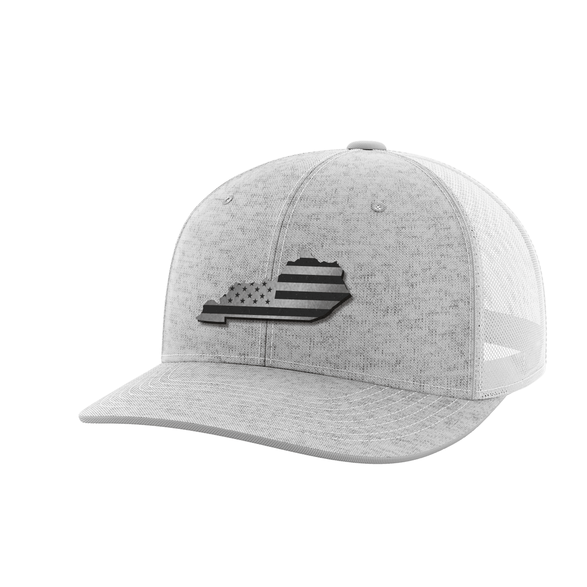 Kentucky United Hats Hat Greater Half Heather Grey/White Black Leatherette Kentucky