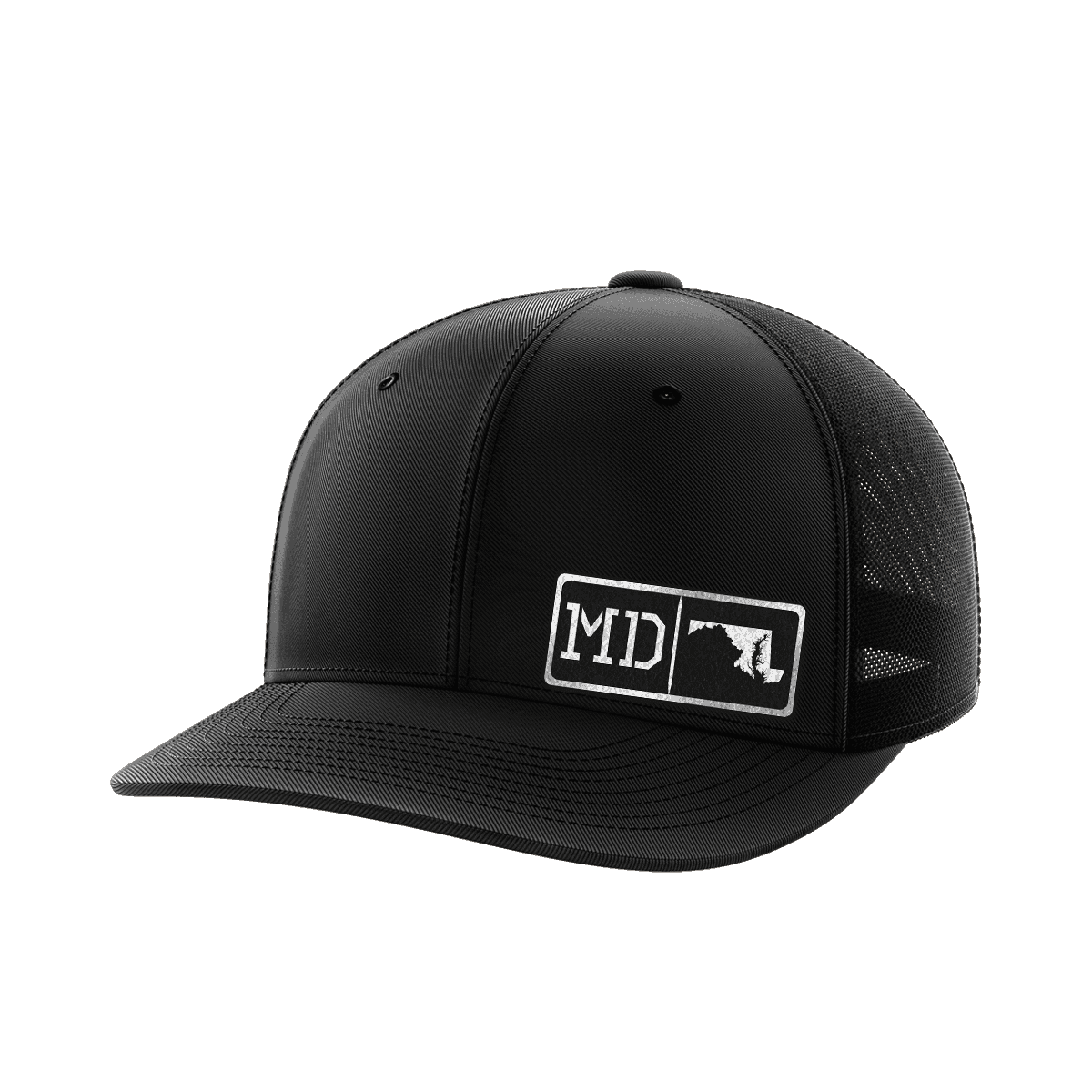 Maryland Homegrown Hats Hat Greater Half Black/Black Black Leatherette Maryland