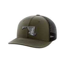 Thumbnail for Maryland United Hats Hat Greater Half OD Green/Black Black Leatherette Maryland
