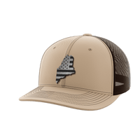 Thumbnail for Maine United Hats Hat Greater Half Khaki/Coffee Black Leatherette Maine