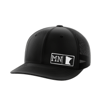 Thumbnail for Minnesota Homegrown Hats Hat Greater Half Black/Black Black Leatherette Minnesota