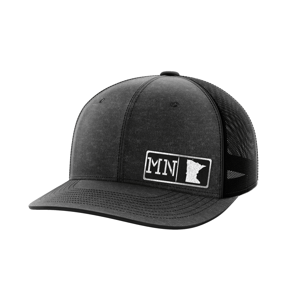 Minnesota Homegrown Hats Hat Greater Half Heather Black/Black Black Leatherette Minnesota