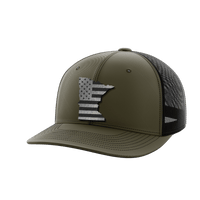 Thumbnail for Minnesota United Hats Hat Greater Half OD Green/Black Black Leatherette Minnesota