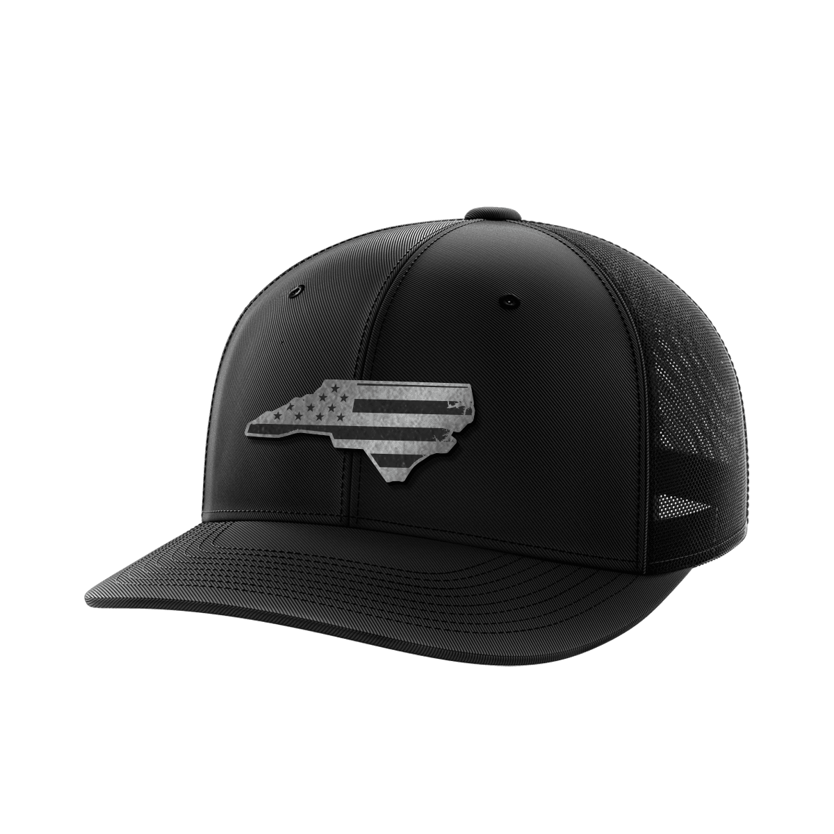 North Carolina United Hats Hat Greater Half Black/Black Black Leatherette North Carolina
