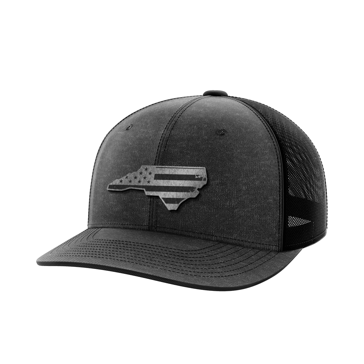 North Carolina United Hats Hat Greater Half Heather Black/Black Black Leatherette North Carolina