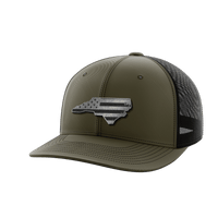 Thumbnail for North Carolina United Hats Hat Greater Half OD Green/Black Black Leatherette North Carolina