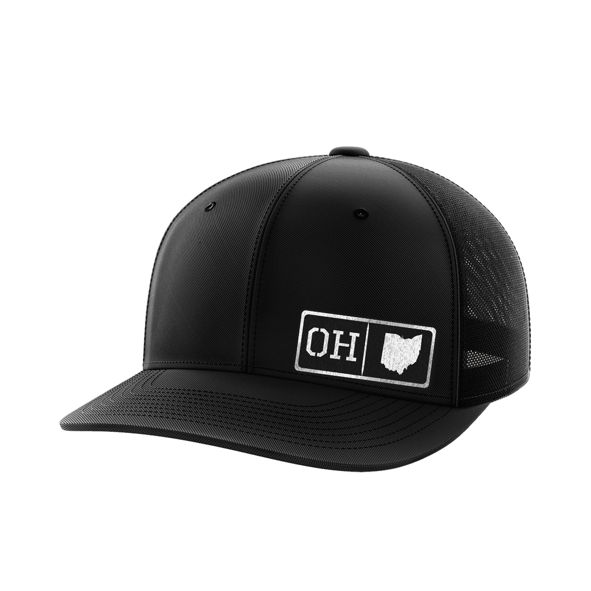 Ohio Homegrown Hats Hat Greater Half Black/Black Black Leatherette Ohio