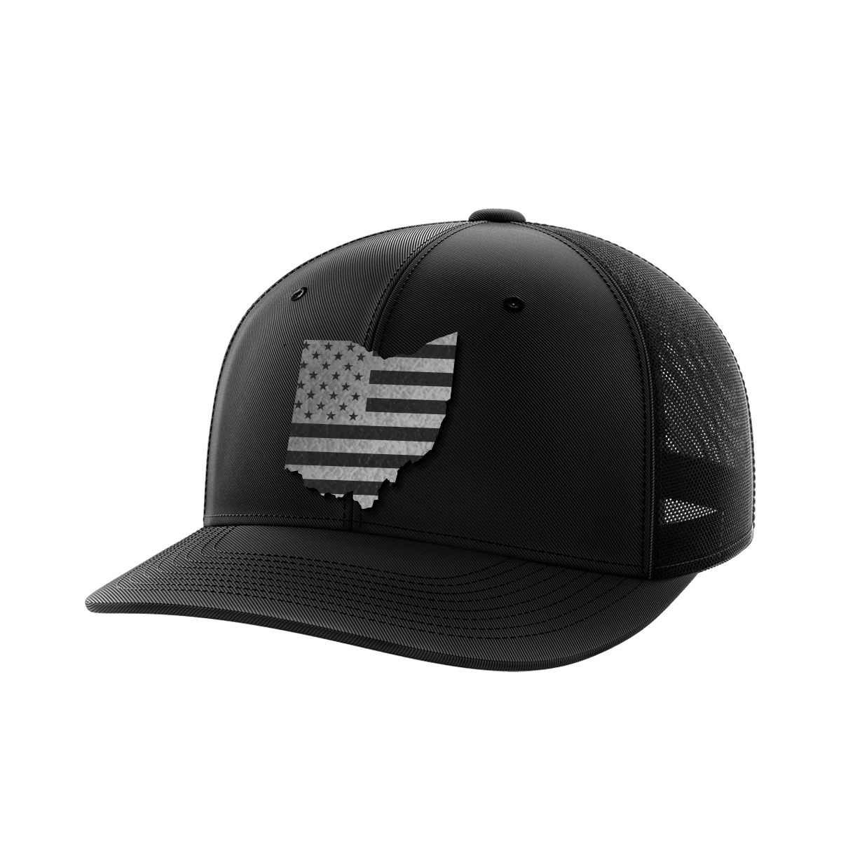 Ohio United Hats Hat Greater Half Black/Black Black Leatherette Ohio