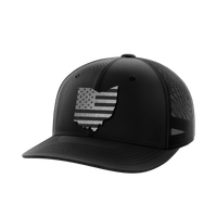 Thumbnail for Ohio United Hats Hat Greater Half Black/Black Black Leatherette Ohio