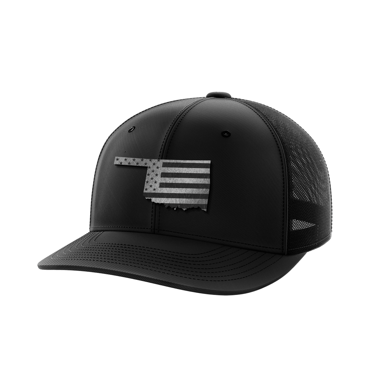 Oklahoma United Hats Hat Greater Half Black/Black Black Leatherette Oklahoma