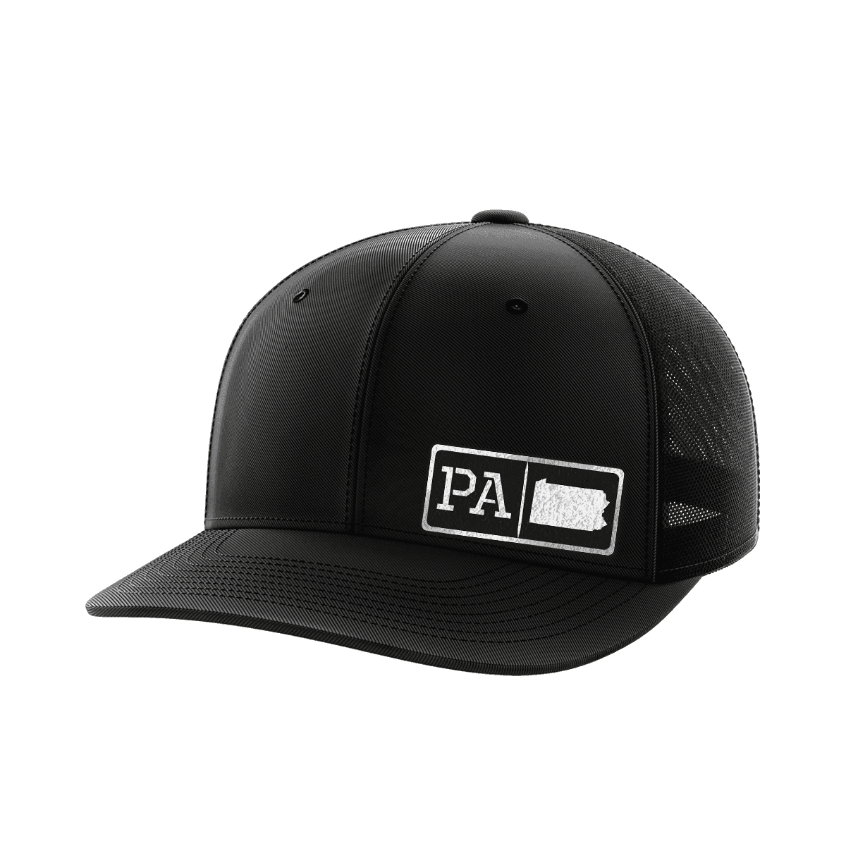 Pennsylvania Homegrown Hats Hat Greater Half Black/Black Black Leatherette Pennsylvania