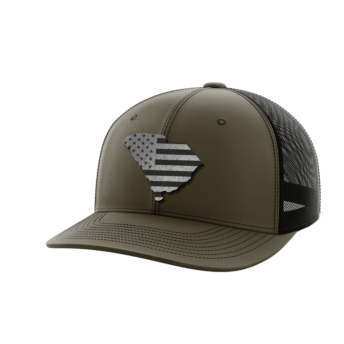 South Carolina United Hats Hat Greater Half OD Green/Black Black Leatherette South Carolina