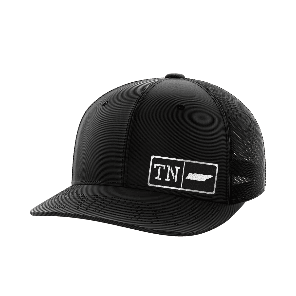 Tennessee Homegrown Hats Hat Greater Half Black/Black Black Leatherette Tennessee