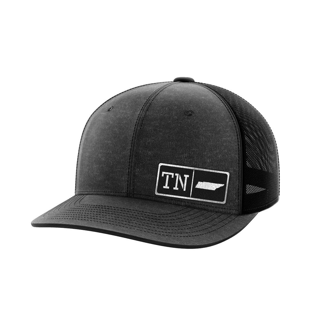 Tennessee Homegrown Hats Hat Greater Half Heather Black/Black Black Leatherette Tennessee