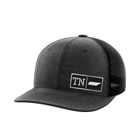 Thumbnail for Tennessee Homegrown Hats Hat Greater Half Heather Black/Black Black Leatherette Tennessee