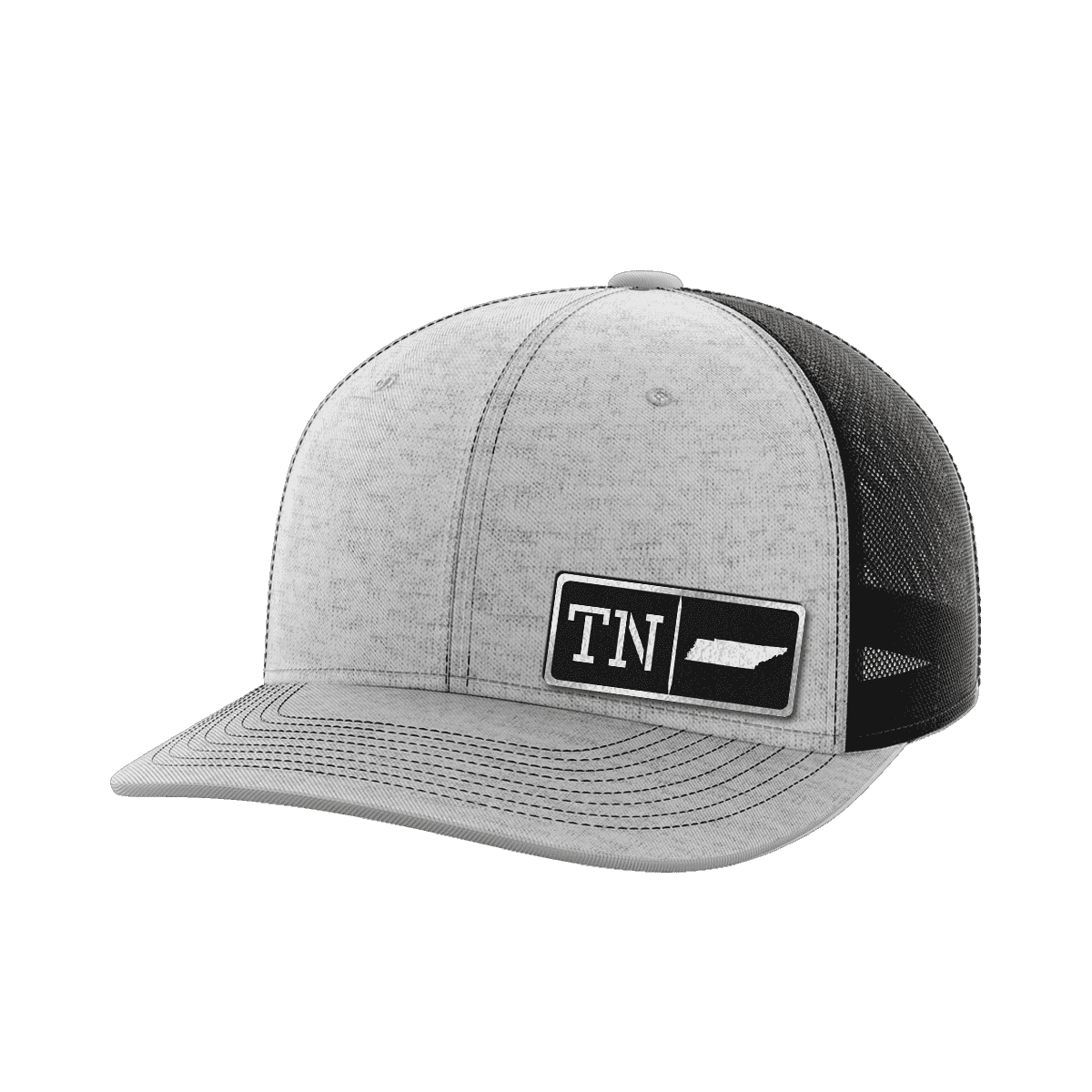 Tennessee Homegrown Hats Hat Greater Half Heather Grey/Black Black Leatherette Tennessee