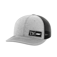 Thumbnail for Tennessee Homegrown Hats Hat Greater Half Heather Grey/Black Black Leatherette Tennessee
