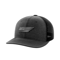 Thumbnail for Tennessee United Hats Hat Greater Half Heather Black/Black Black Leatherette Tennessee