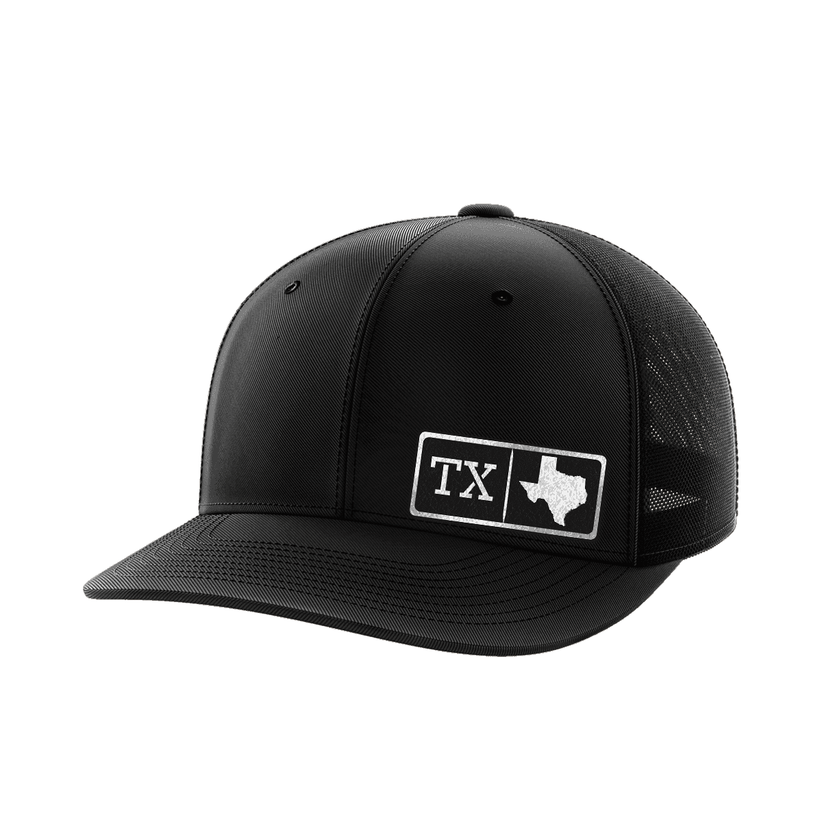 Texas Homegrown Hats Hat Greater Half Black/Black Black Leatherette Texas