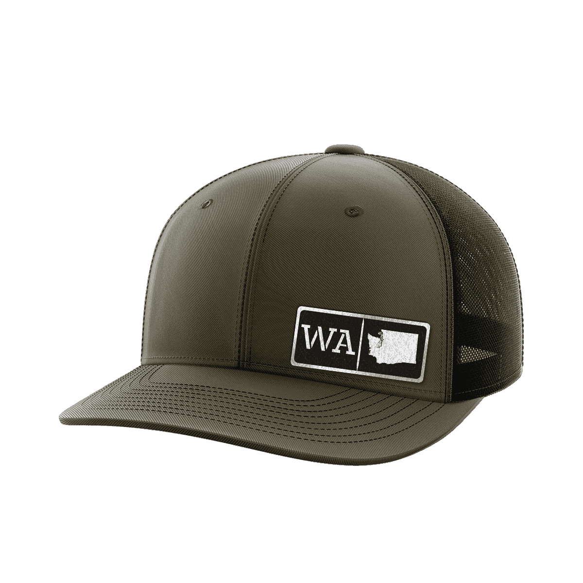 Washington Homegrown Hats Hat Greater Half OD Green/Black Black Leatherette Washington