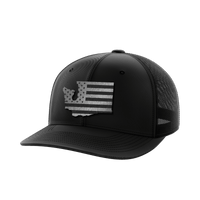 Thumbnail for Washington United Hats Hat Greater Half Black/Black Black Leatherette Washington