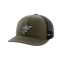 Thumbnail for West Virginia United Hats Hat Greater Half OD Green/Black Black Leatherette West Virginia