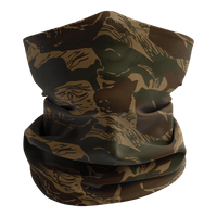 Thumbnail for Brushstroke Camo Face Defender Neck Gaiter Greater Half Default Title