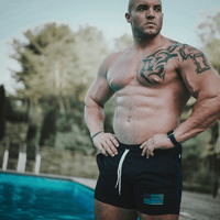 Thumbnail for Thin Blue Line Swim Trunks Swim Trunk Greater Half