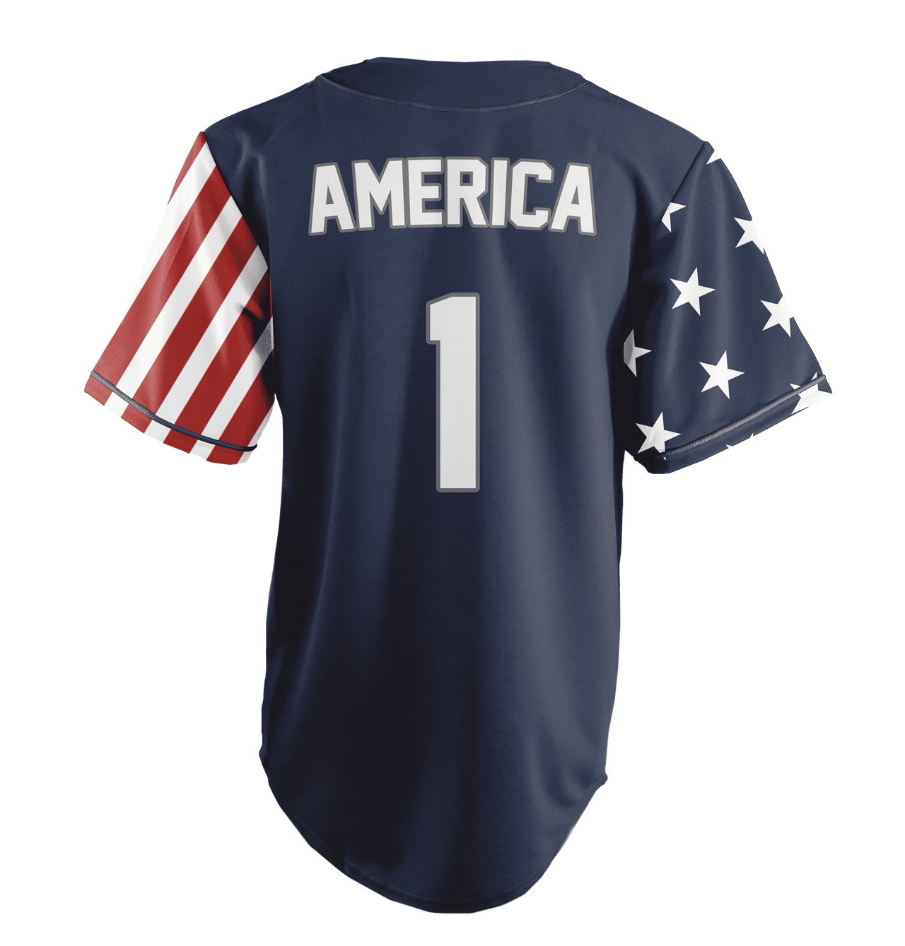 USA Liberty Baseball Jersey Baseball Jersey Greater Half