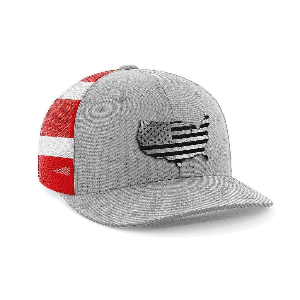 Continental Flag Black Patch Hat Hat Greater Half Heather Grey/Flag
