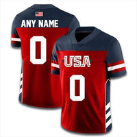 Thumbnail for Custom USA Football Jersey (Navy) Football Jersey Greater Half S
