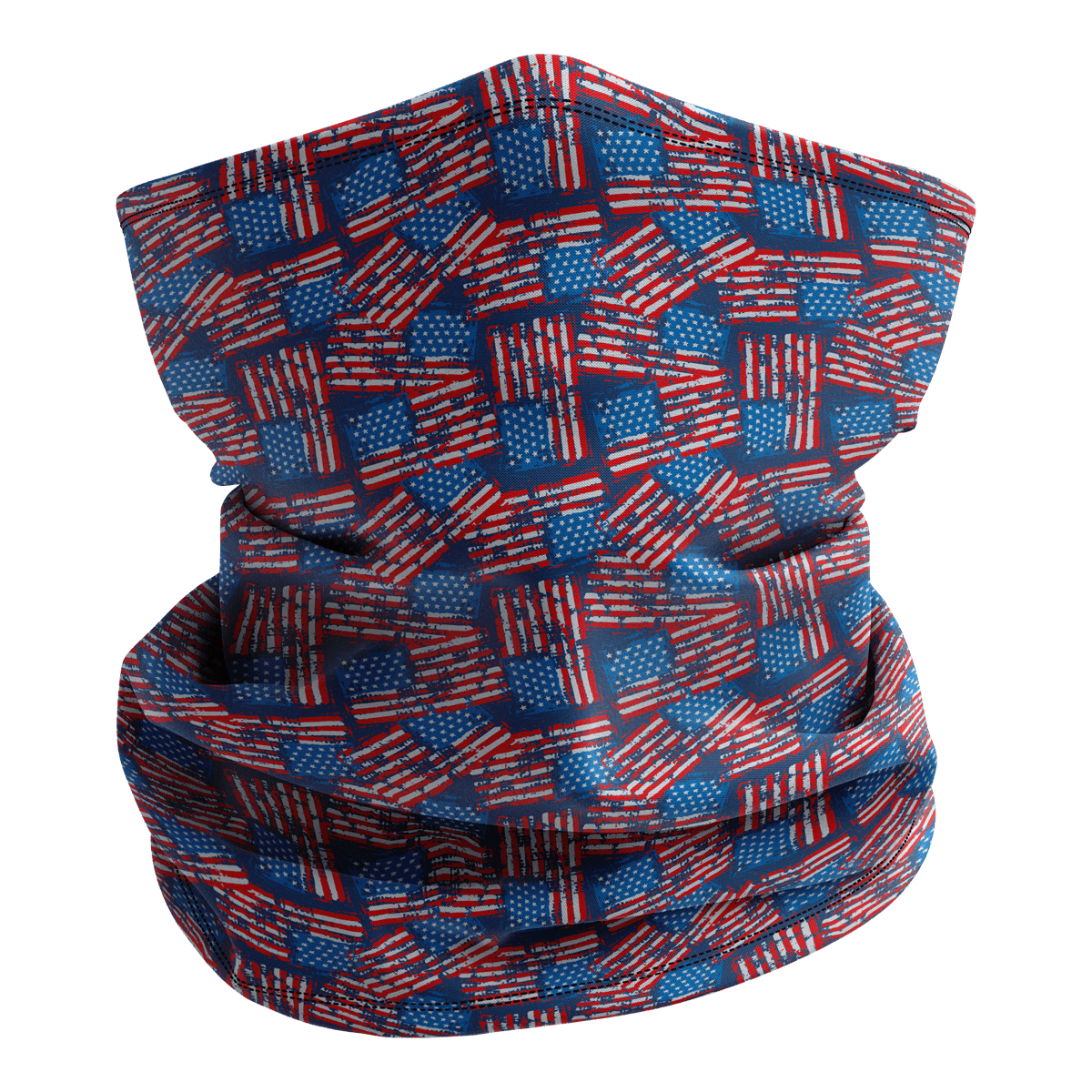 Distressed Flag Face Defender Neck Gaiter Greater Half Default Title