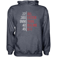 Thumbnail for Faster Than Dailing 911 Hoodie Graphic Fleece Hoodie Greater Half Heathered Navy S