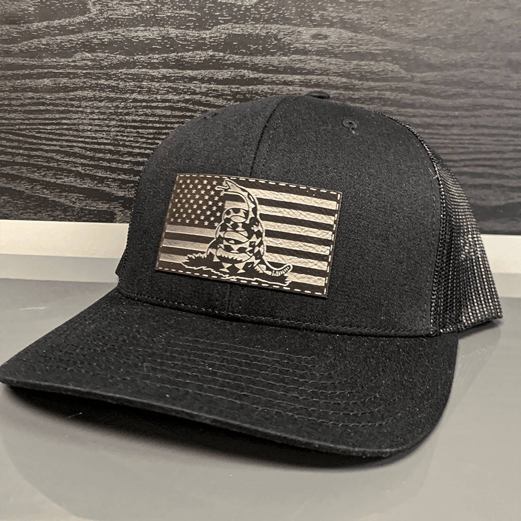 Don't Tread On Me/American Flag Patch Hat Hat Greater Half