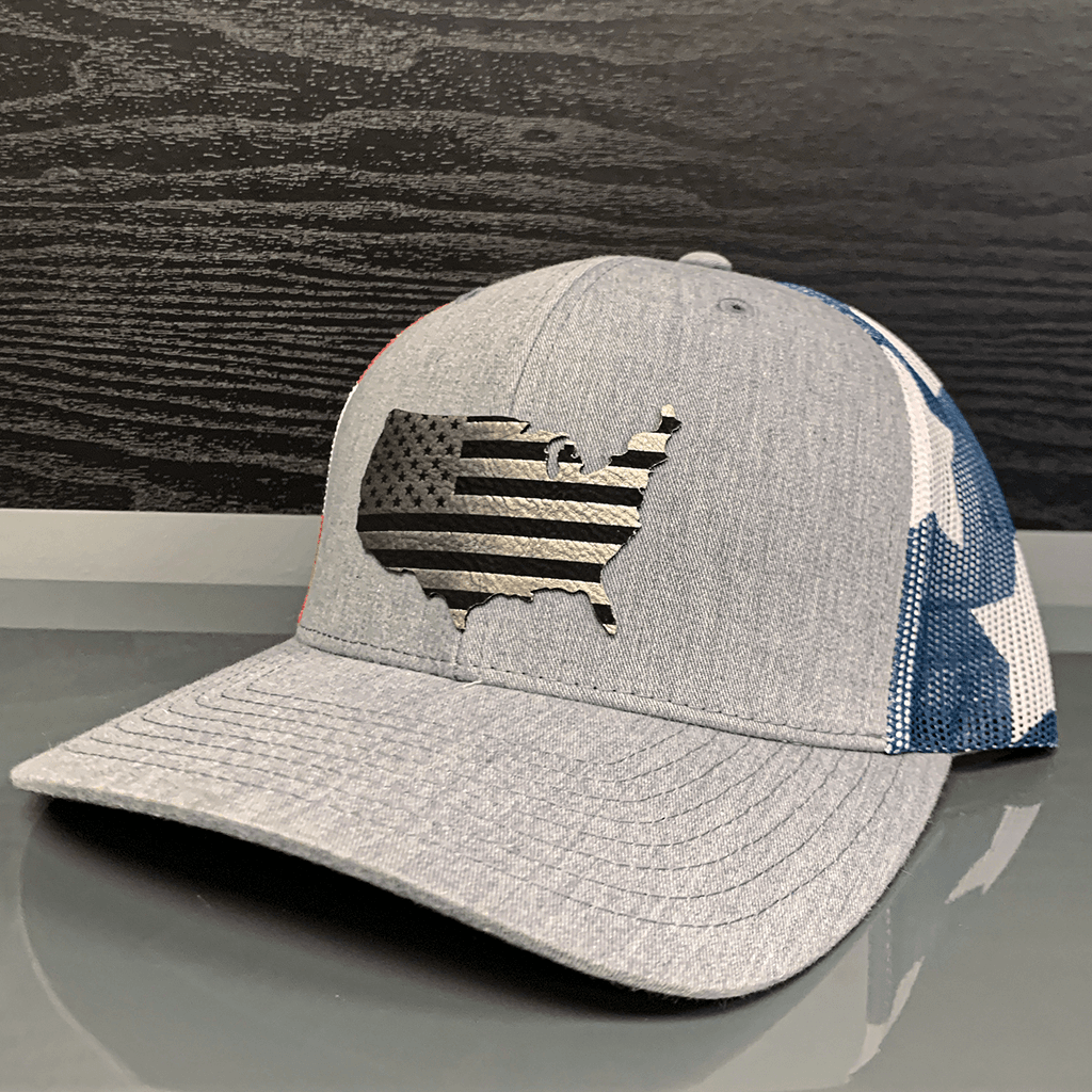 Continental Flag Black Patch Hat Hat Greater Half