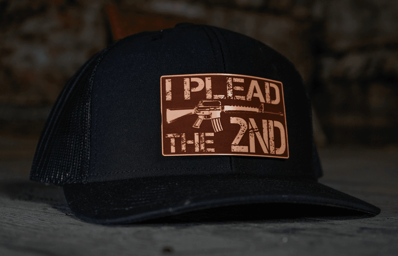 I Plead The 2nd Leather Patch Hat Hat Greater Half