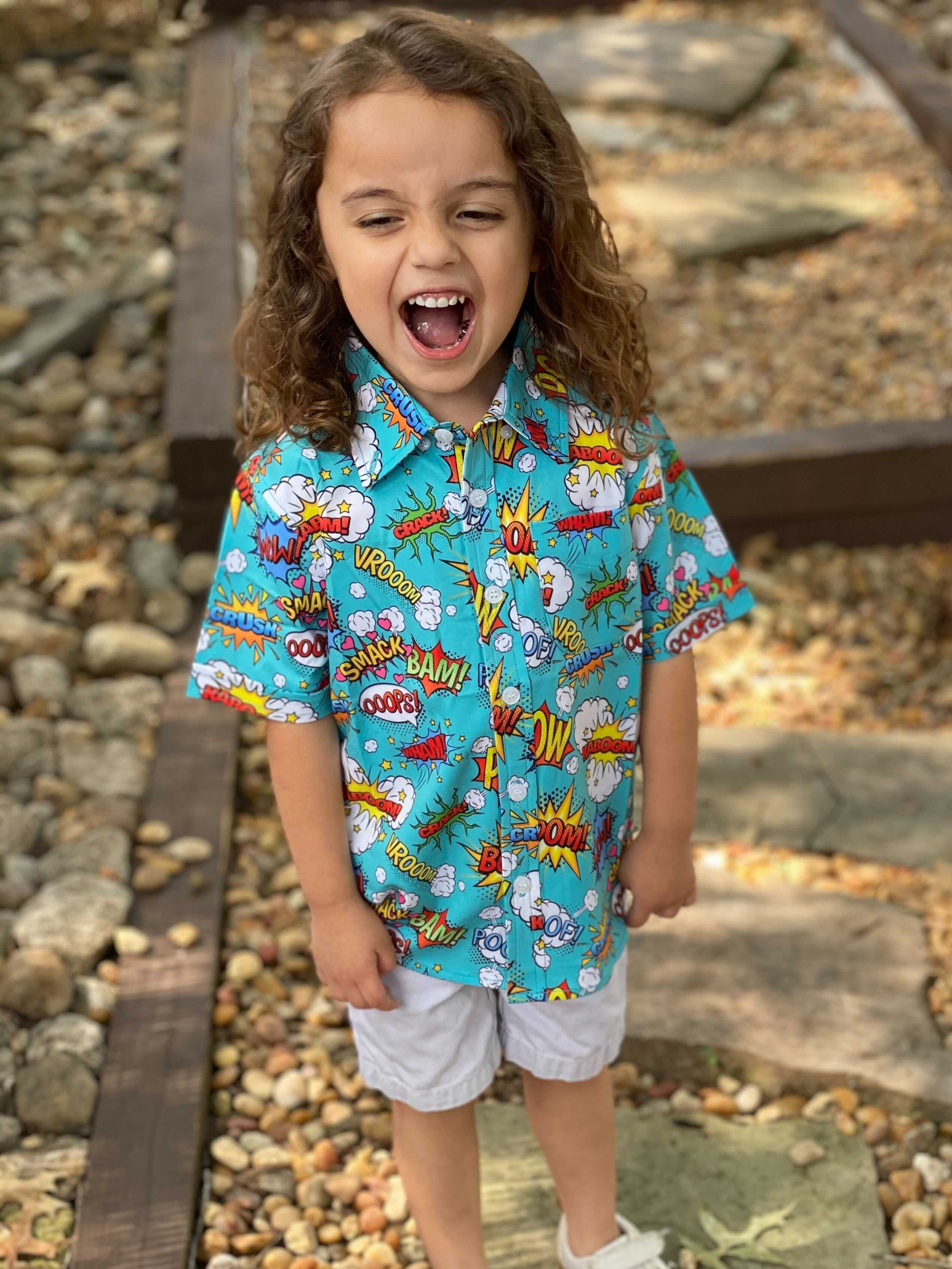 Comic Book Youth Button Down - Greater Half