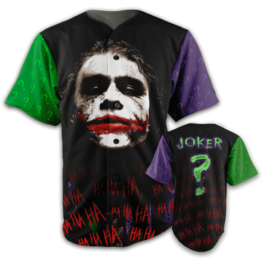 Joker Halloween Edition Jersey Baseball Jersey Greater Half S
