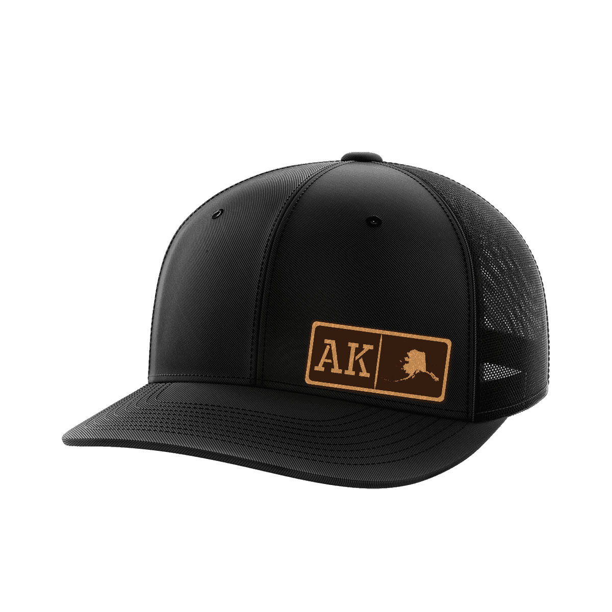Alaska Homegrown Hats Hat Greater Half Black/Black Genuine Leather Alaska