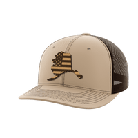 Thumbnail for Alaska United Hats Hat Greater Half Khaki/Coffee Genuine Leather Alaska