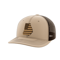 Thumbnail for Georgia United Hats Hat Greater Half Khaki/Coffee Genuine Leather Georgia