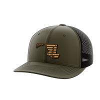 Thumbnail for Maryland United Hats Hat Greater Half OD Green/Black Genuine Leather Maryland